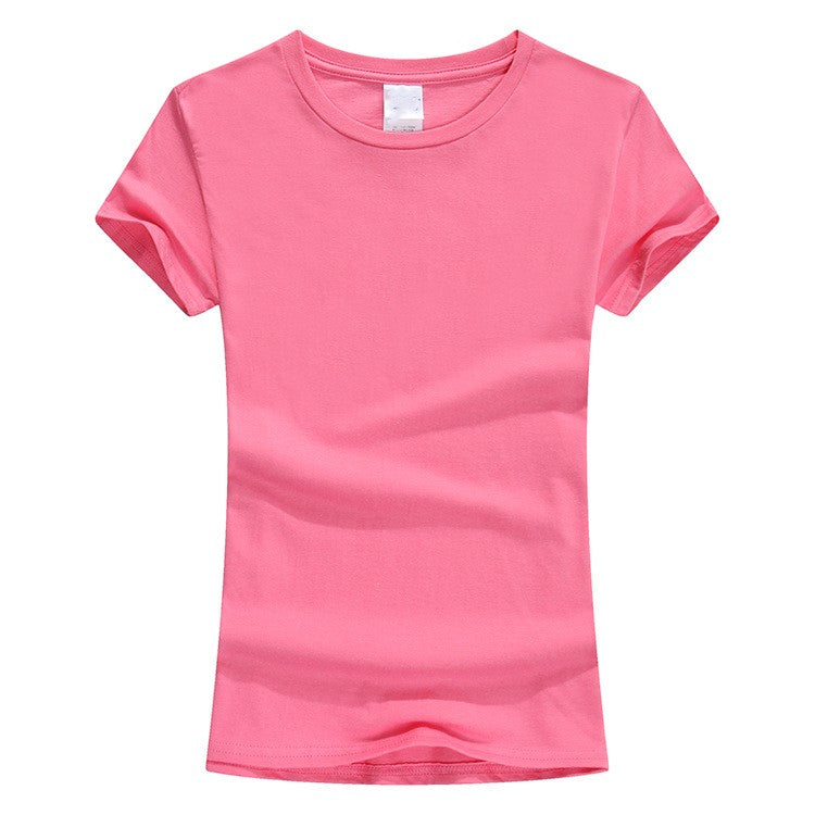 Pure Color Women T-shirt, Custom, Cotton T-shirt – image 7