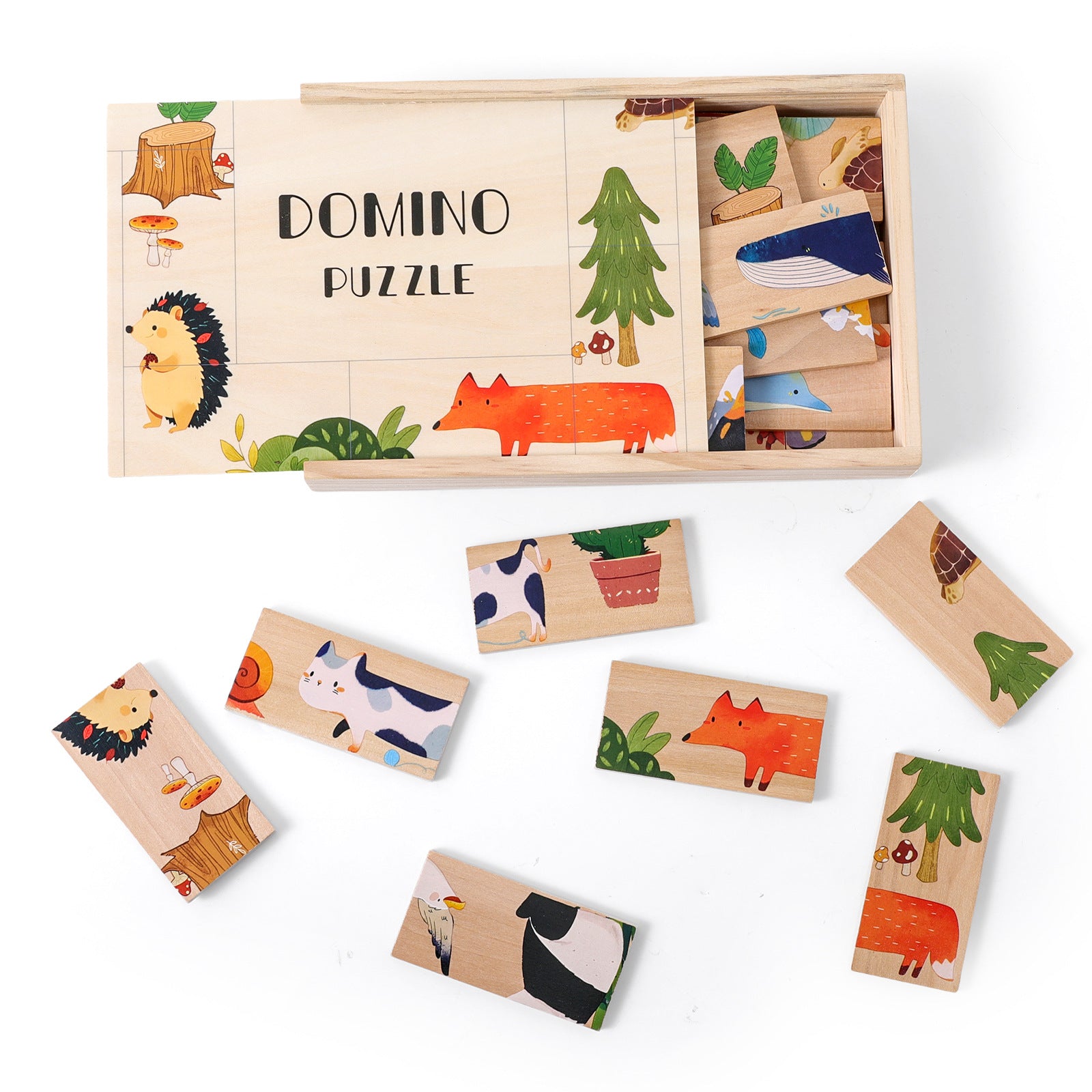 Wooden Children's Animal Puzzle Kids Interactive Educational Toys – image 4