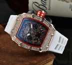 Fashion Diamond Gypsophila Watch Men – image 3