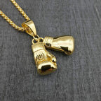 Fashion Gold Necklace Boxing Sport Simplicity – image 10