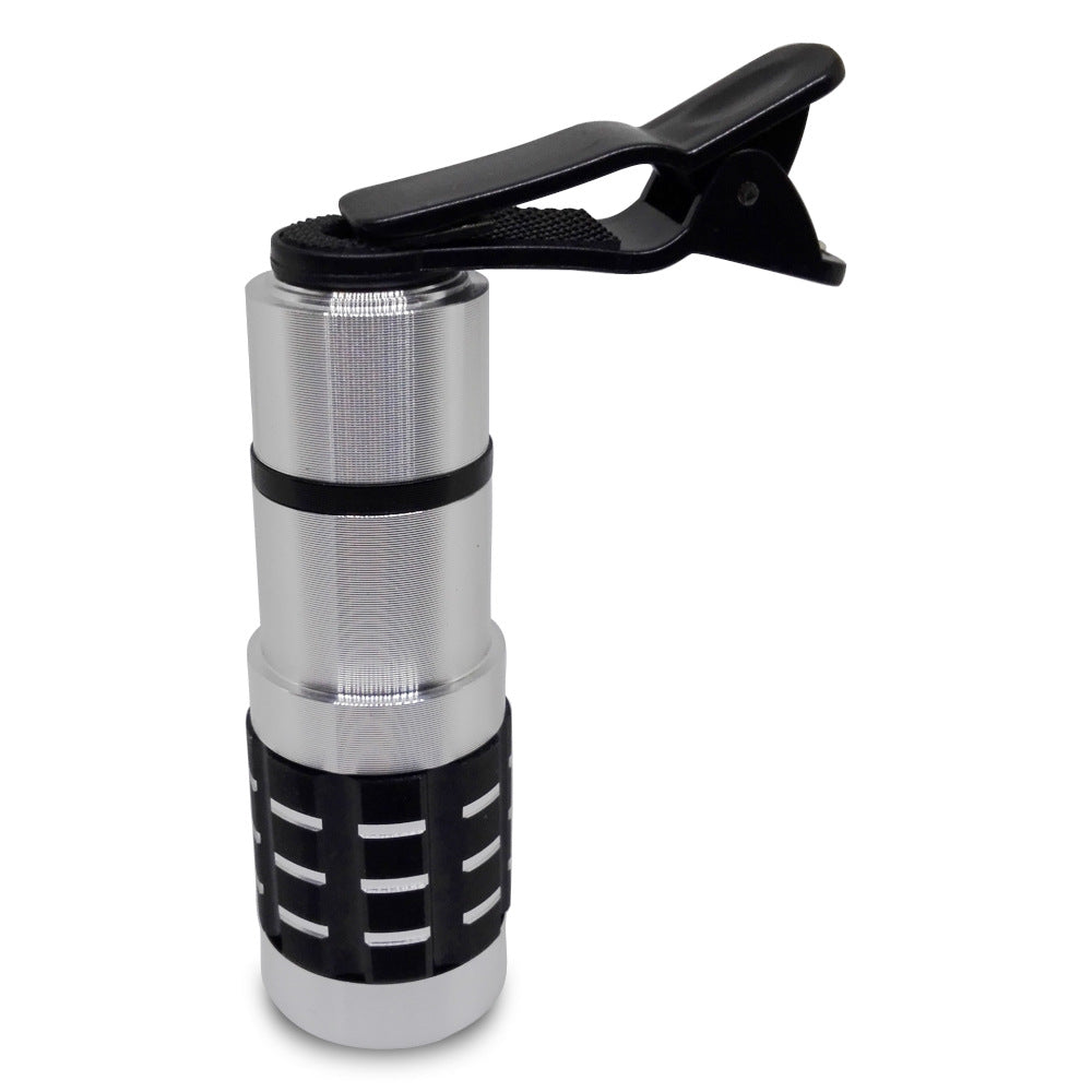 12 times telescopic lens universal collar clip cell phone accessories 12X high-definition outdoor filming long coke – image 4