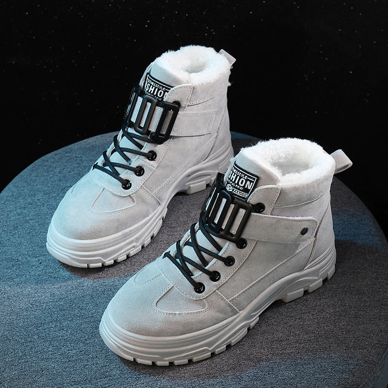 New trendy shoes women's shoes student two cotton shoes women – image 7