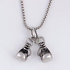 Fashion Gold Necklace Boxing Sport Simplicity – image 6