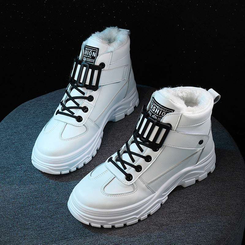 New trendy shoes women's shoes student two cotton shoes women – image 2