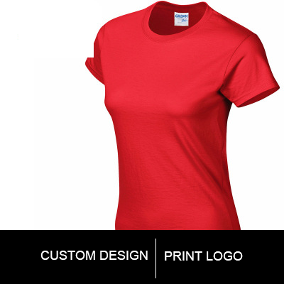 Pure Color Women T-shirt, Custom, Cotton T-shirt – image 3
