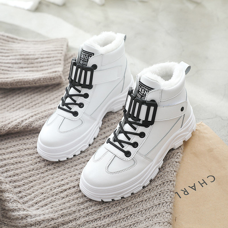 New trendy shoes women's shoes student two cotton shoes women – image 4