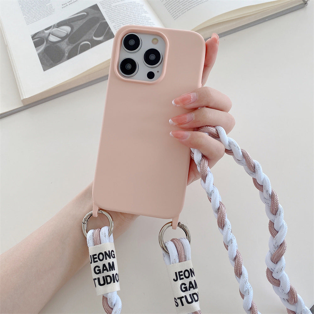 Back Woven Cross-body Lanyard Backer-card Accessories Phone Case – image 4