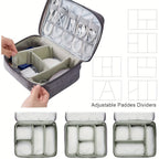 Electronics Organizer Travel Cable Organizer Bag Waterproof Portable Digital Storage Bag Electronic Accessories Case Cab – image 6