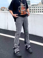 Fashion Horn Denim Pants Men – image 7