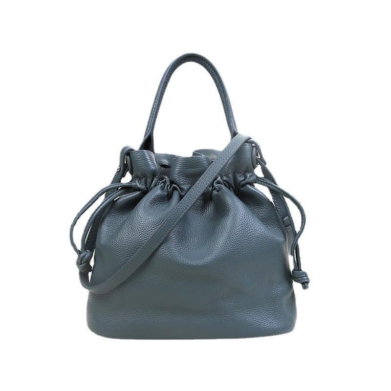 Fashion Leather Bucket Bag New Women – image 6