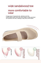 Casual Shoes For Women Flying Woven Women's Shoes Breathable Women Hollow Out Soft Bottom Mom Shoes – image 12