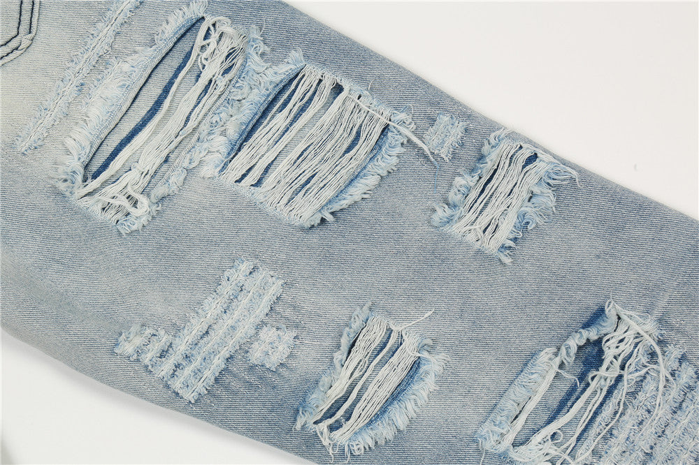 Fashion Flared Washed Jeans Men – image 7