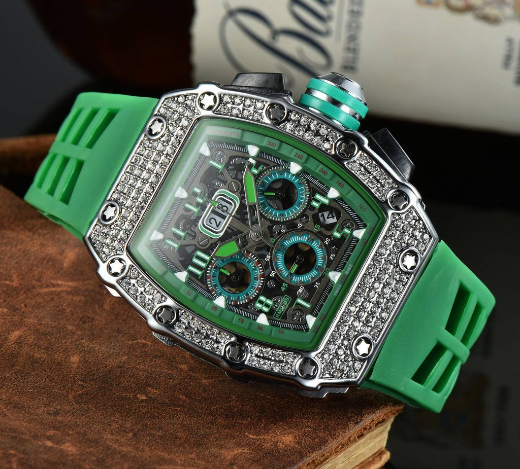 Fashion Diamond Gypsophila Watch Men – image 7