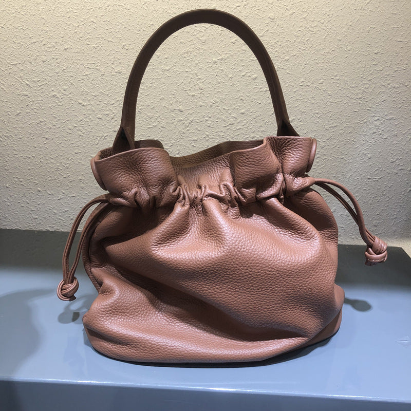 Fashion Leather Bucket Bag New Women – image 8