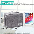 Electronics Organizer Travel Cable Organizer Bag Waterproof Portable Digital Storage Bag Electronic Accessories Case Cab