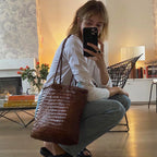 Fashion Woven Handbag For Women – image 2