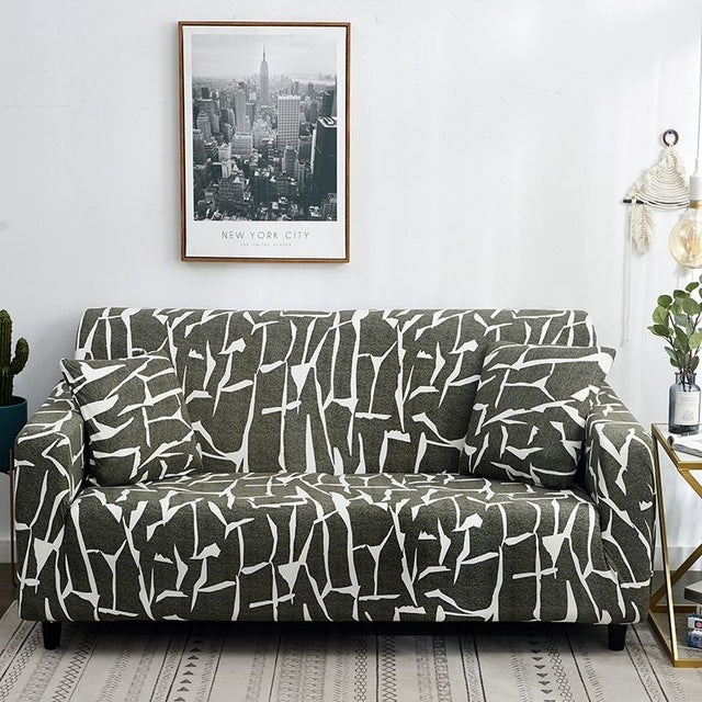 Printed sofa cushion sofa cover sofa cover – image 6