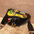 Embroidered Messenger Bag Shoulder Bag Women – image 9