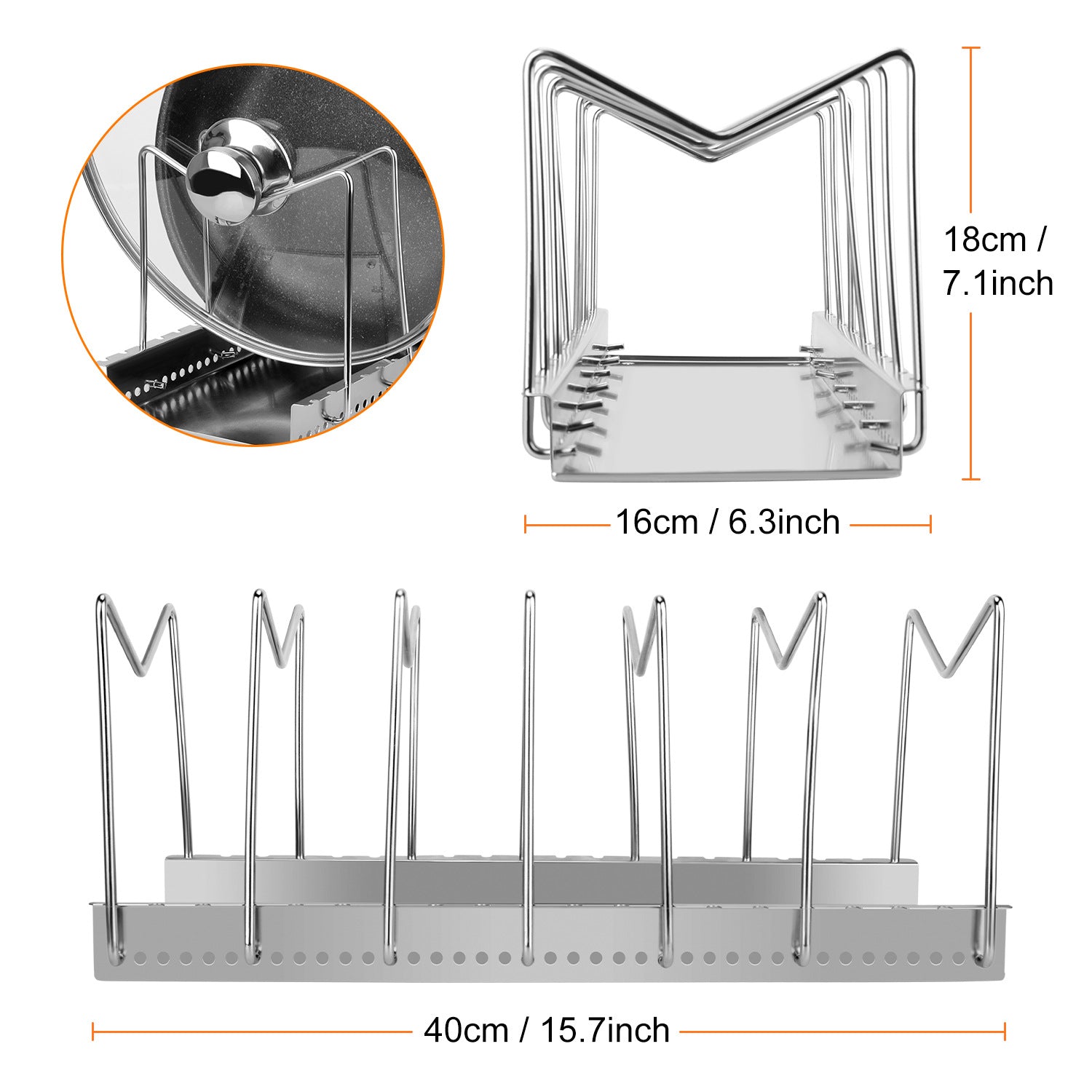 Kitchen storage rack – image 3