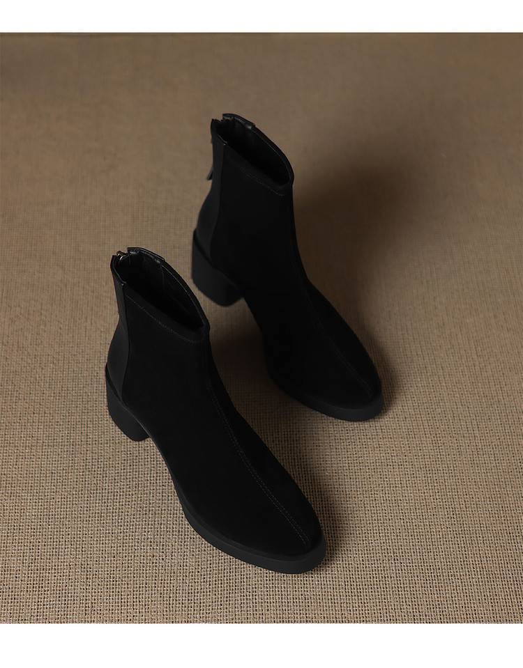 Fashion Personality Suede Booties Women – image 3