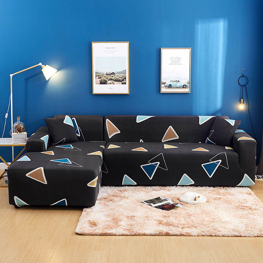 Printed sofa cushion sofa cover sofa cover – image 19