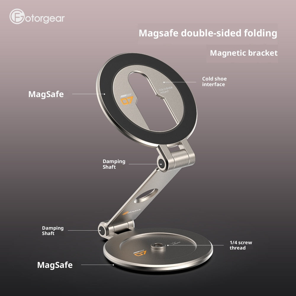 Professional Photography Cold Shoe-Port Accessories Mobile Phone Double Magnetic Bracket – image 5