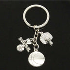 Cheerleader Athlete Fitness Sport Keychain – image 3