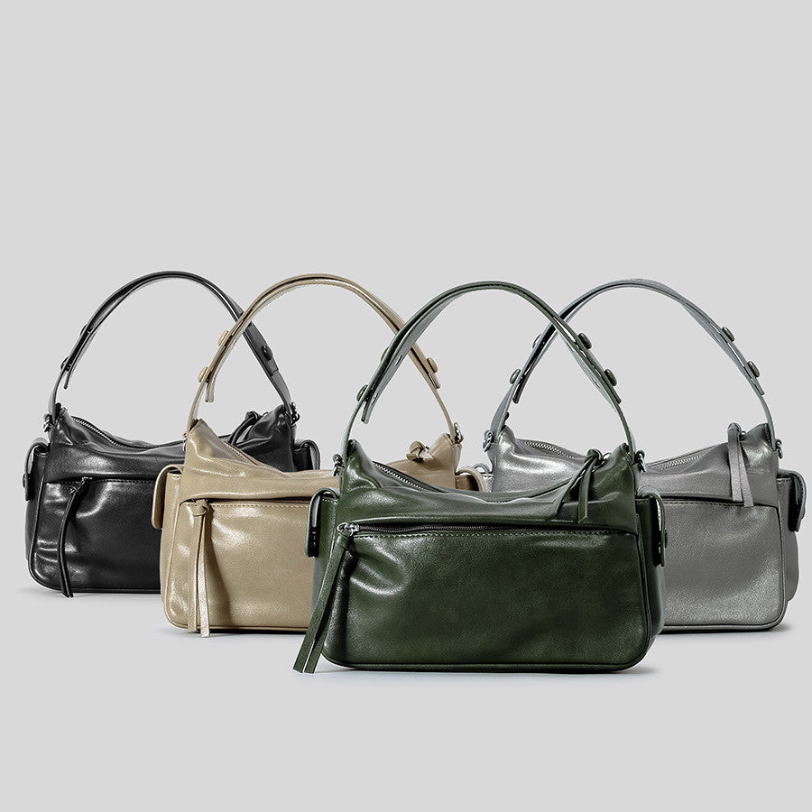 Fashion Soft Leather Boston Bag Women – image 10