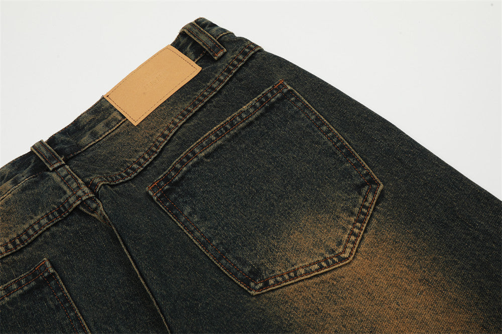 Fashion Horn Denim Trousers Men – image 6