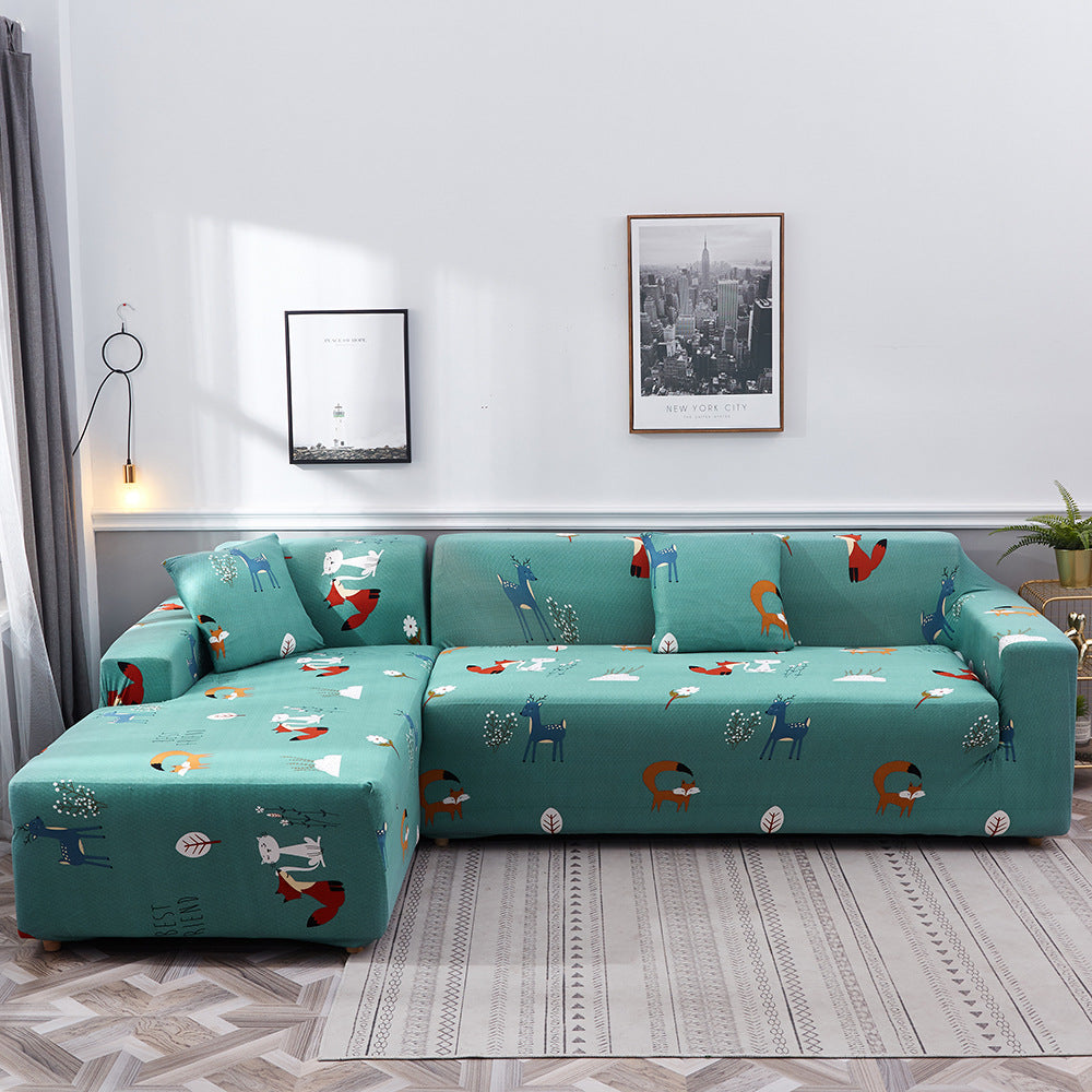Printed sofa cushion sofa cover sofa cover – image 7