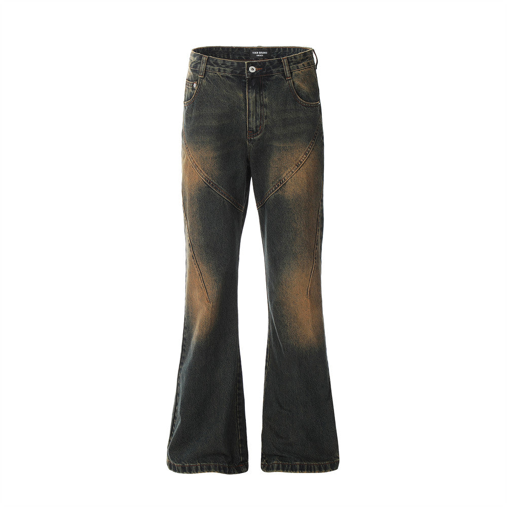 Fashion Horn Denim Trousers Men – image 12