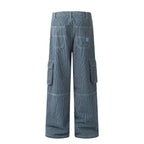 Fashion Vertical Stripe Overalls Men – image 10