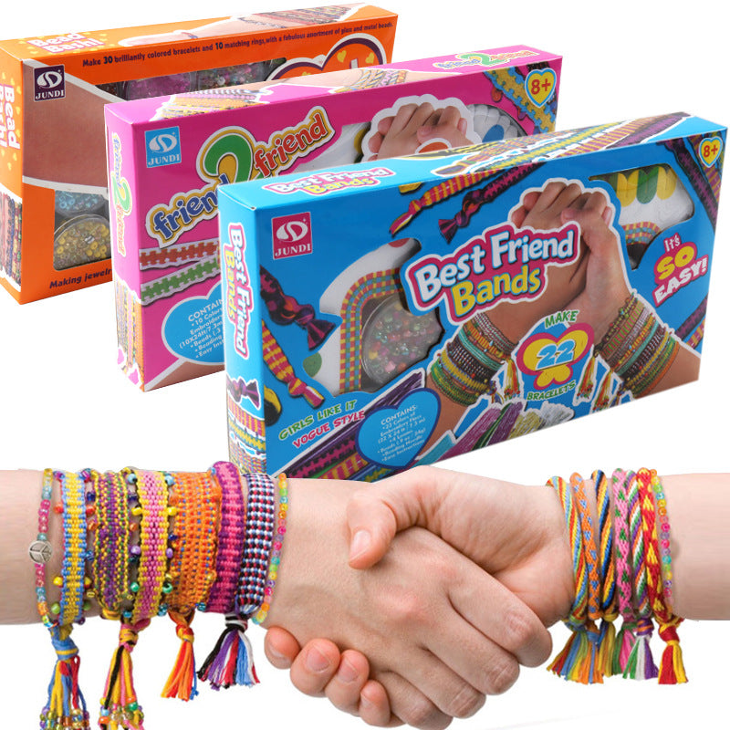 Kids DIY Beaded Braided Bracelet Ornament Toys – image 8