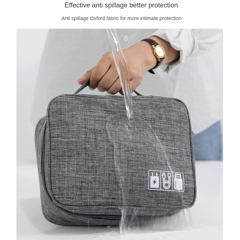 Electronics Organizer Travel Cable Organizer Bag Waterproof Portable Digital Storage Bag Electronic Accessories Case Cab – image 7