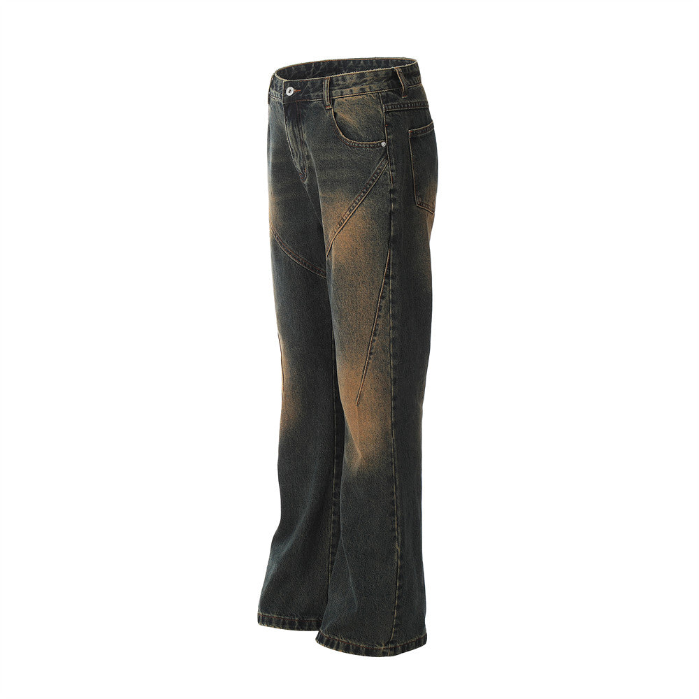 Fashion Horn Denim Trousers Men – image 2