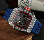 Fashion Diamond Gypsophila Watch Men – image 12