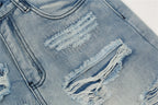 Fashion Flared Washed Jeans Men – image 13