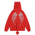 Fashion Horn Hoodie Coat Men – image 5