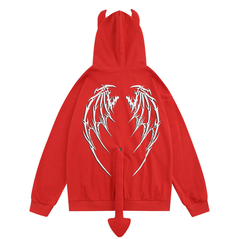 Fashion Horn Hoodie Coat Men – image 5