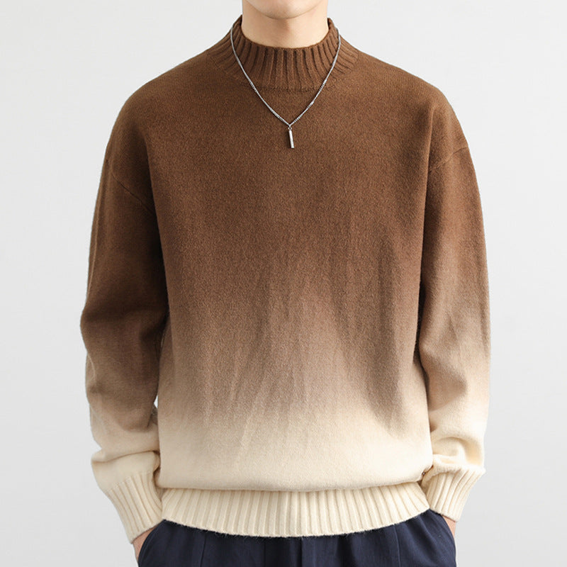 Fashion Personality Gradient Sweater Men – image 8