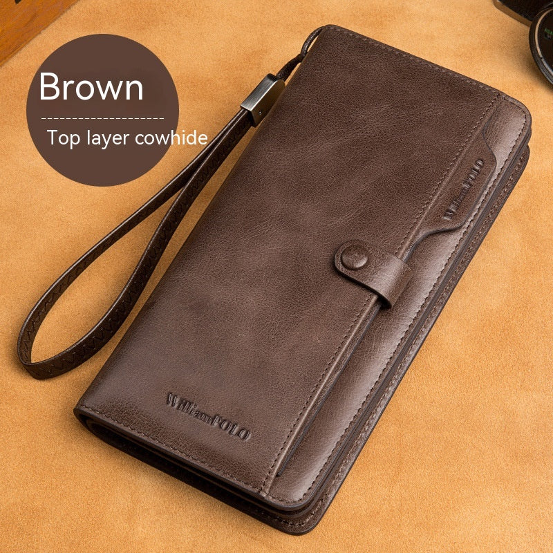 Men's Long Wallet Genuine Leather Wallet – image 7
