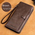 Men's Long Wallet Genuine Leather Wallet – image 7