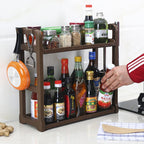 Kitchen Storage Shelving Kitchen Supplies Storage Artifact Multilayer – image 5