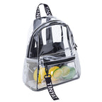 Transparent Backpack Women Fashion Water Repellent