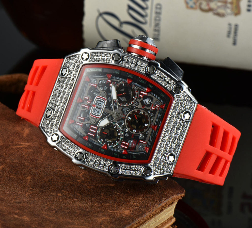 Fashion Diamond Gypsophila Watch Men – image 11