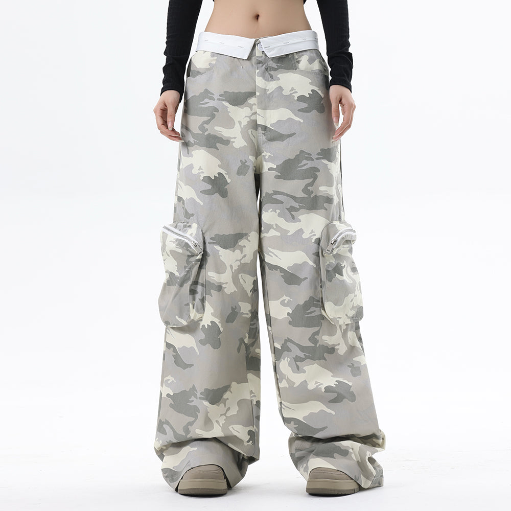 Fashion Camouflage Zipper Overalls Men – image 8
