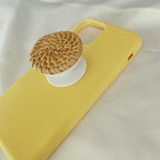 Bamboo Woven Telescopic Mobile Phone Folding Stand Gift Jewelry Accessories – image 2