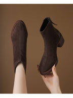 Fashion Personality Suede Booties Women – image 2