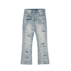 Fashion Flared Washed Jeans Men – image 5