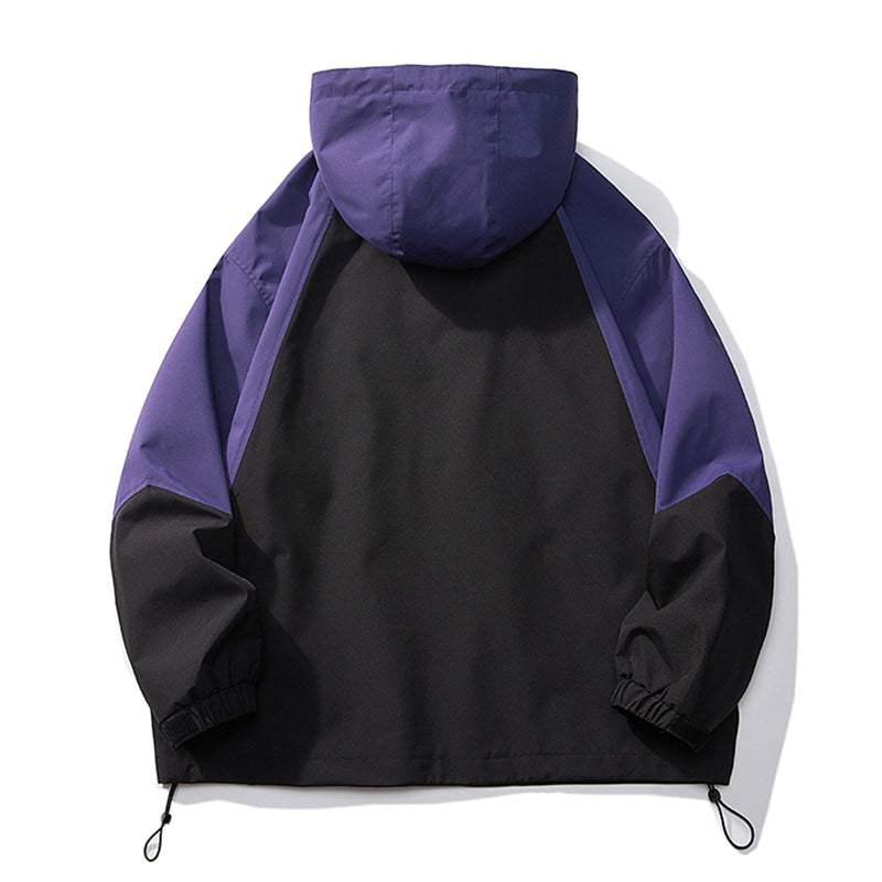 Fashion Colorblock Shell Jacket Men – image 19